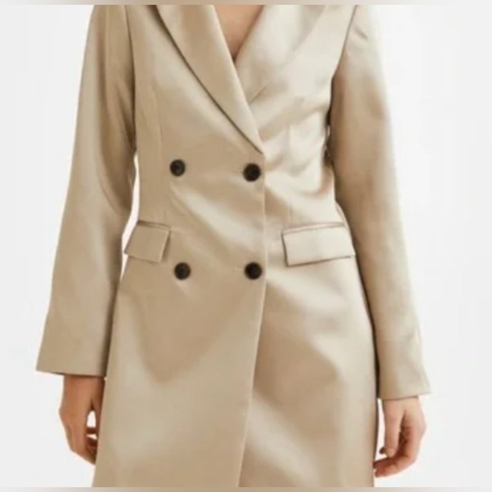 H&M Gold Blazer Dress